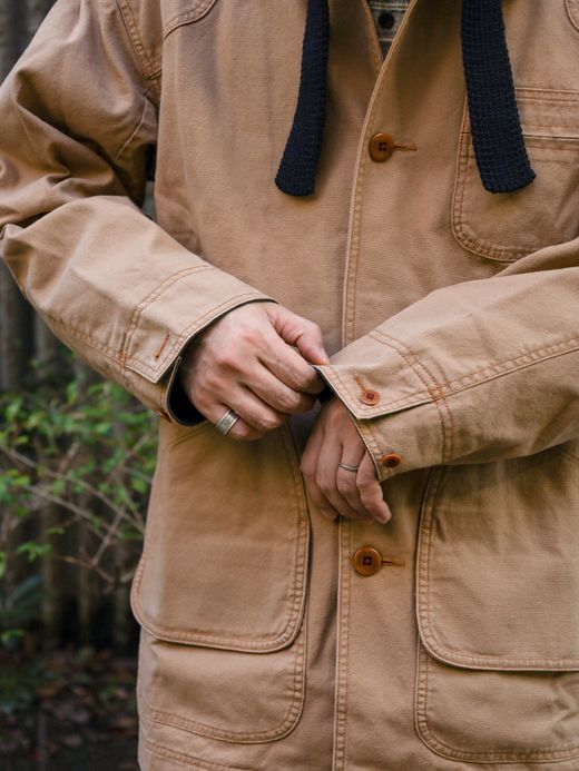 L.L.Bean MEN'S ORIGINAL FIELD COAT, COTTON LINER / Saddle