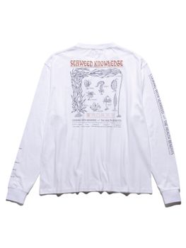 "SEAWEED" L/S TEE / White