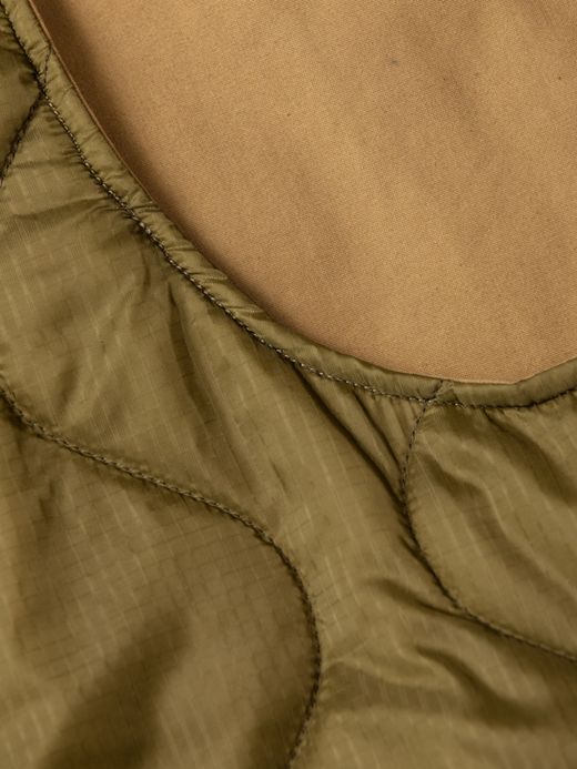 ANACHRONORM REVERSIBLE QUILTED VEST / Khaki