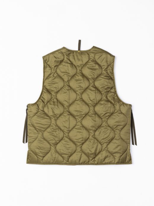 ANACHRONORM REVERSIBLE QUILTED VEST / Khaki