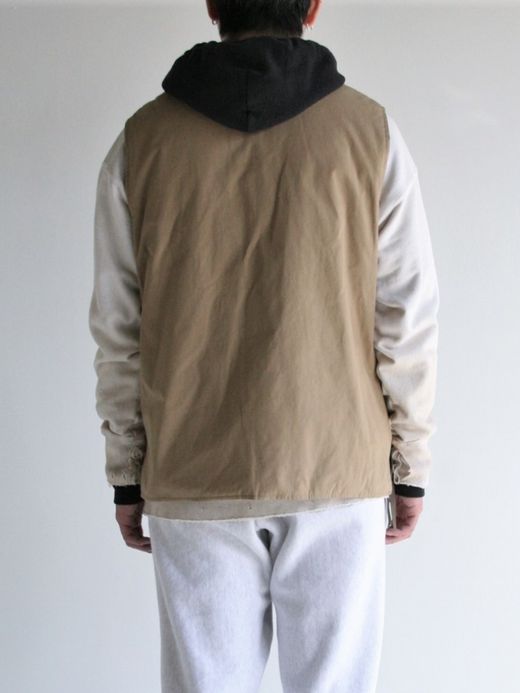 ANACHRONORM REVERSIBLE QUILTED VEST / Khaki