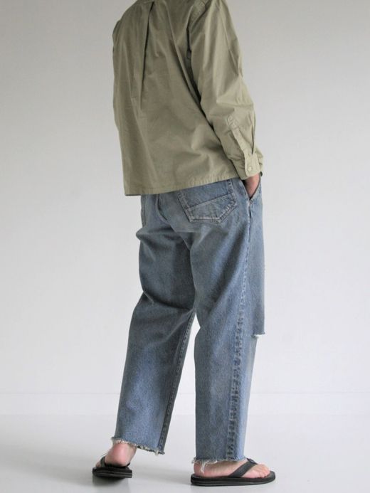 ANACHRONORM STANDARD WIDE B.D SHIRTS / Lt.olive