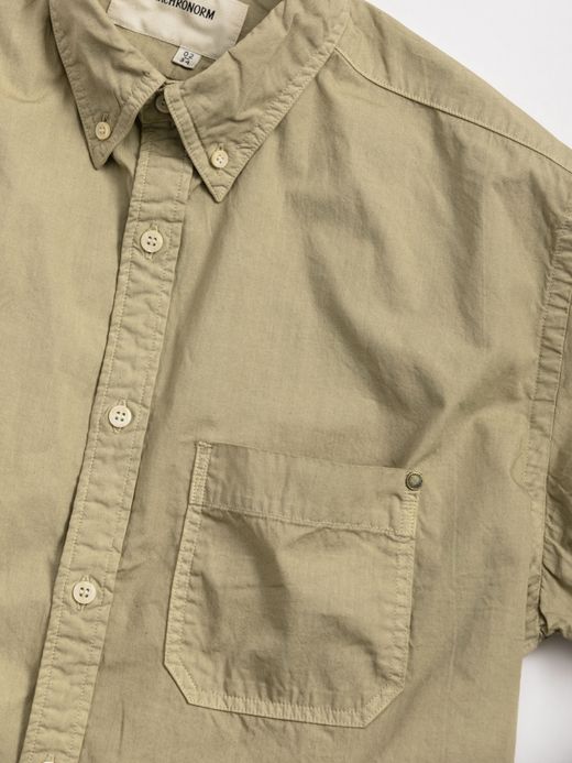 ANACHRONORM STANDARD WIDE B.D SHIRTS / Lt.olive
