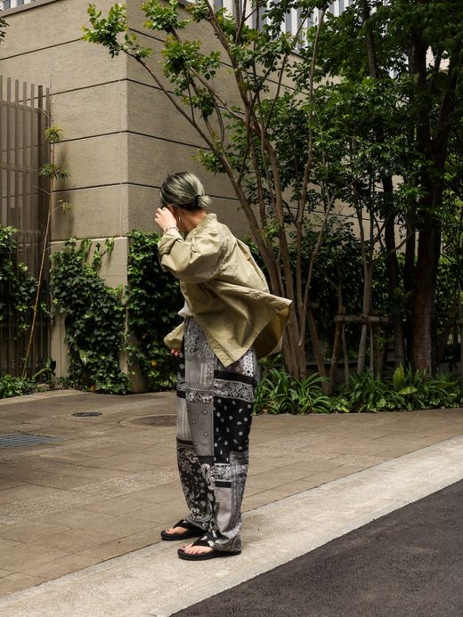 ANACHRONORM STANDARD WIDE B.D SHIRTS / Lt.olive