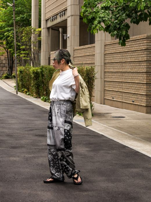 ANACHRONORM STANDARD WIDE B.D SHIRTS / Lt.olive