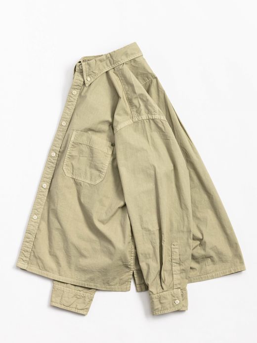 ANACHRONORM STANDARD WIDE B.D SHIRTS / Lt.olive