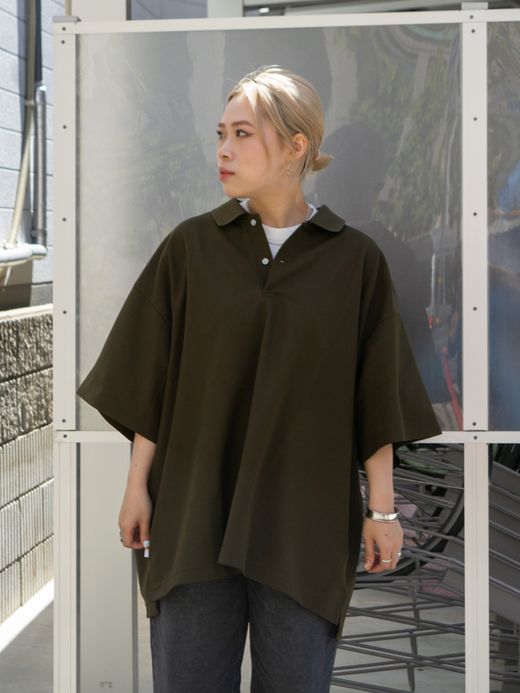 S.F.C BIG SS POLO / Olive