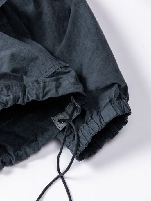 ANACHRONORM OVER DYED ANORAK PULLOVER JACKET / Navy