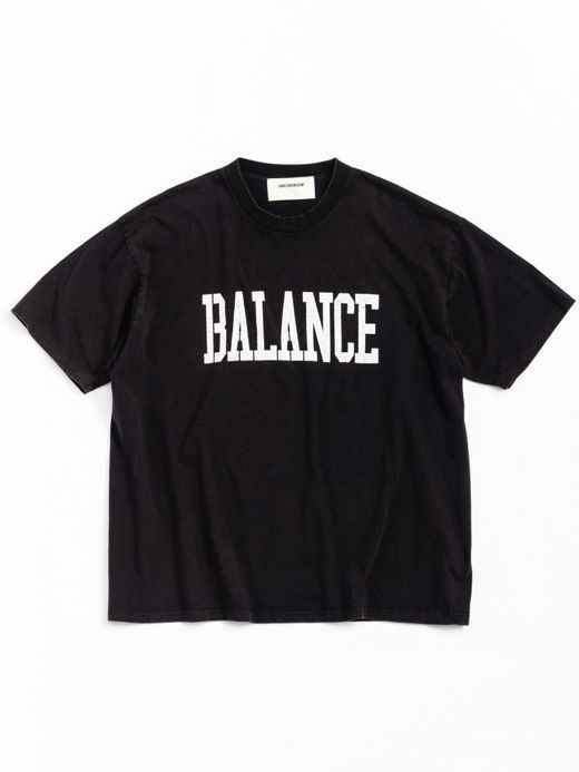 ANACHRONORM COLLEGE PRINT S/S T-S / Black