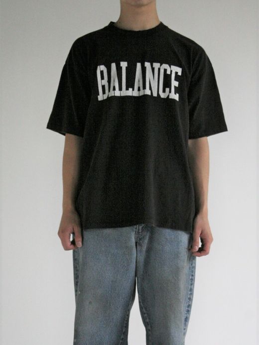 ANACHRONORM COLLEGE PRINT S/S T-S / Black