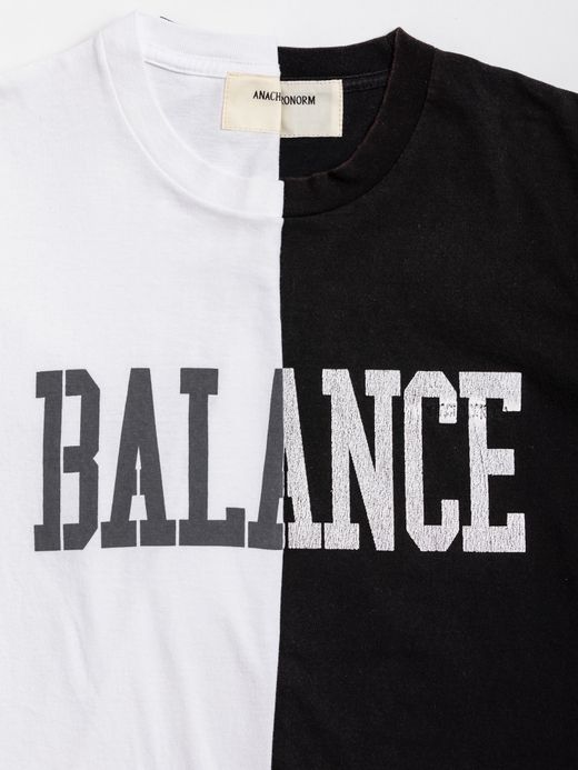 ANACHRONORM COLLEGE PRINT S/S T-S / Black