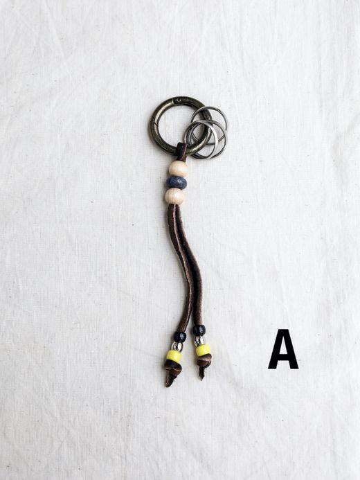 AMBERGLEAM NATIVE BEADS KEY CHAIN / Assort