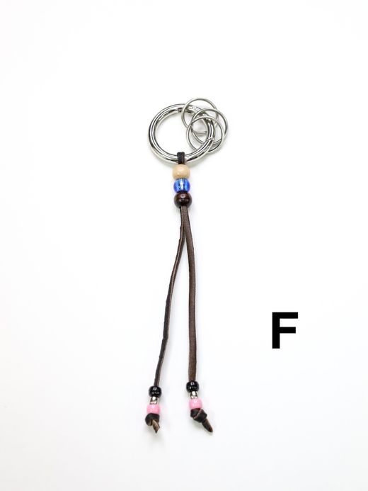 AMBERGLEAM NATIVE BEADS KEY CHAIN / Assort