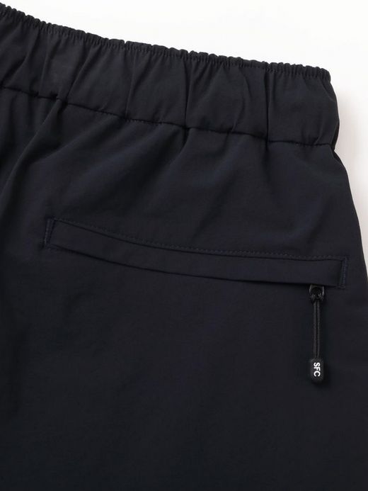 S.F.C WIDE TWO TUCK PANTS(NYLON) / Navy