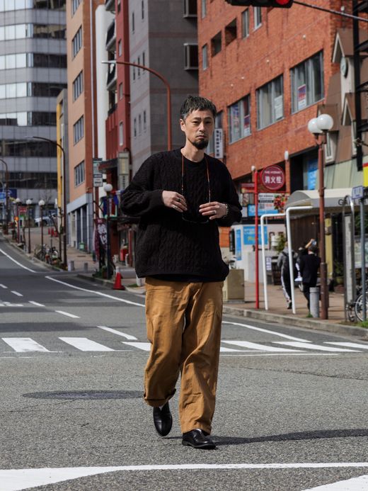 VOO JACQUARD SPRING V / 炭 Black