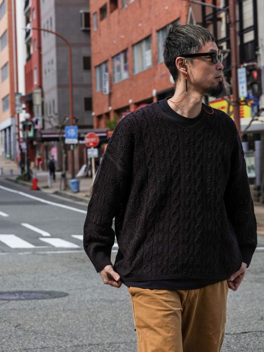 VOO JACQUARD SPRING V / 炭 Black