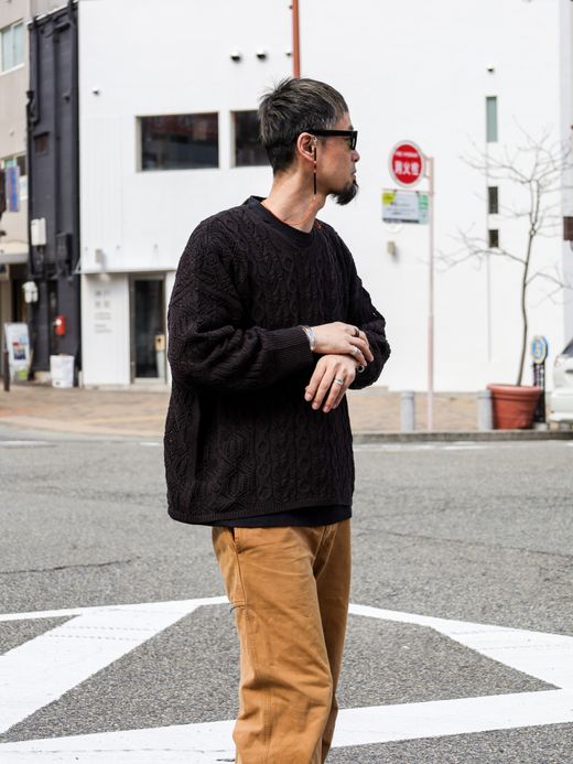 VOO JACQUARD SPRING V / 炭 Black