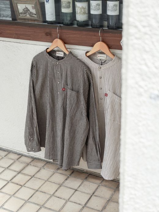 AMBERGLEAM HENRY FABRIC SHIRT / 3variation