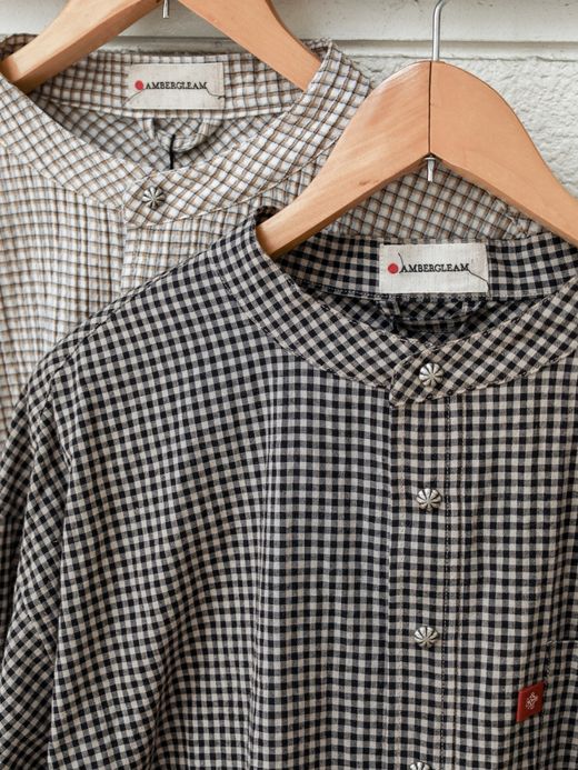 AMBERGLEAM HENRY FABRIC SHIRT / 3variation