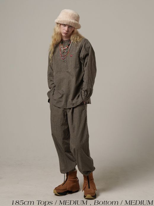 AMBERGLEAM HENRY FABRIC SHIRT / 3variation