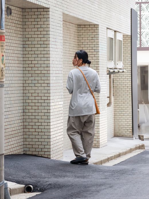 ANACHRONORM BROOKLYN PRINTED S/S T-S / Ash gray