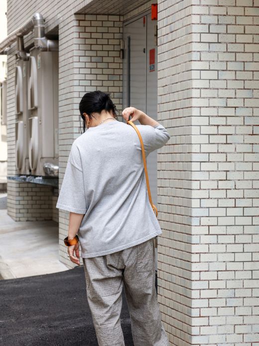 ANACHRONORM BROOKLYN PRINTED S/S T-S / Ash gray