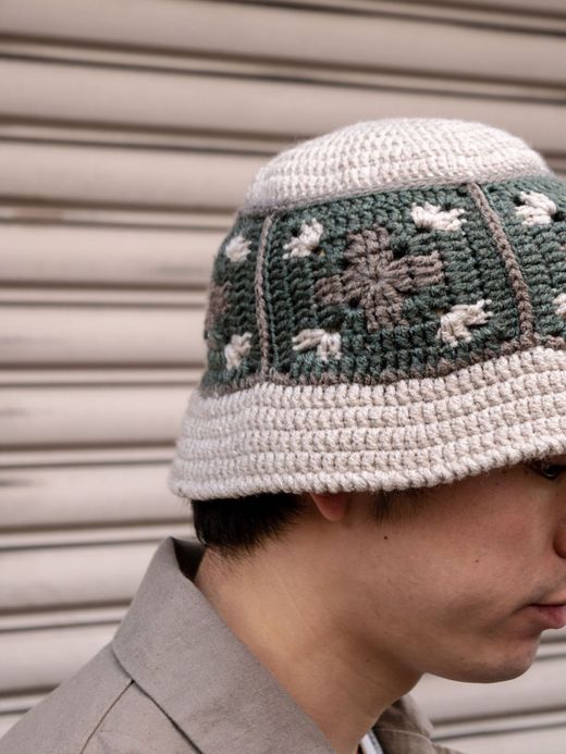 VOO CROSS WOVEN HAT / Beige