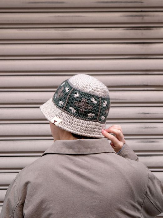 VOO CROSS WOVEN HAT / Beige