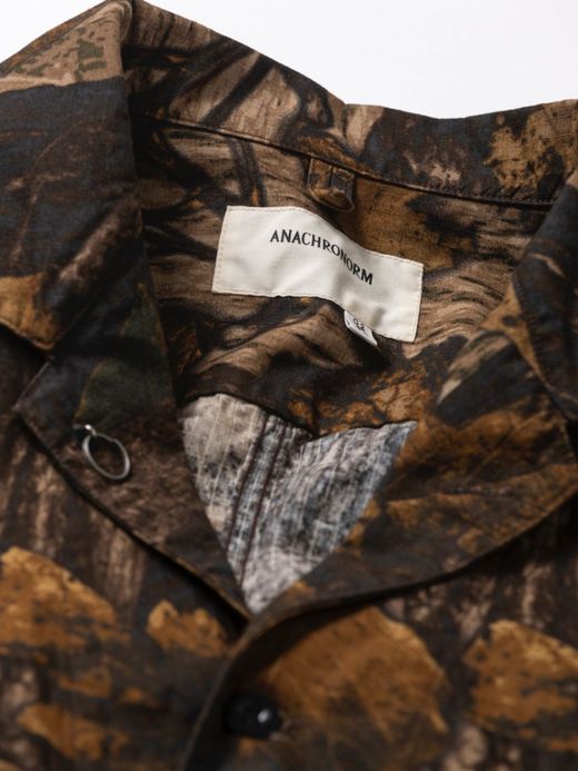 ANACHRONORM AN121 / REAL TREE COVERALL SHIRTS / Brown