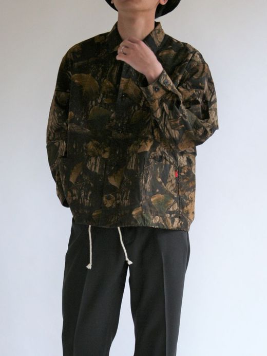 ANACHRONORM AN121 / REAL TREE COVERALL SHIRTS / Brown