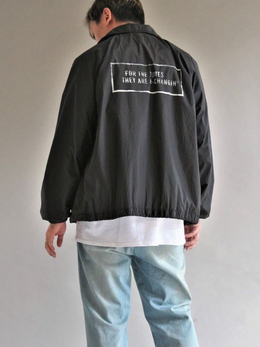 ANACHRONORM PATCHED NYLON COACH / Black