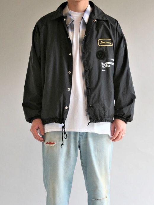 ANACHRONORM PATCHED NYLON COACH / Black