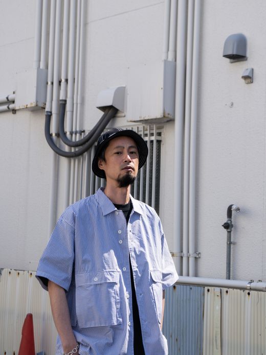 TENBOX DRUG DEALER SHIRT / Blue stripe