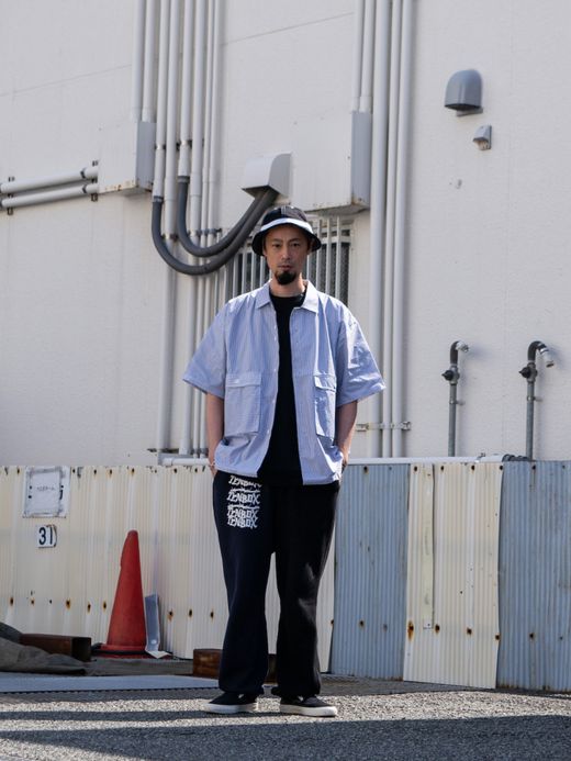 TENBOX DRUG DEALER SHIRT / Blue stripe