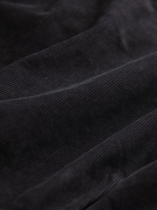 ANACHRONORM SULFUR DYED CORDUROY FRONT TUCK JACKET / Sulfur black