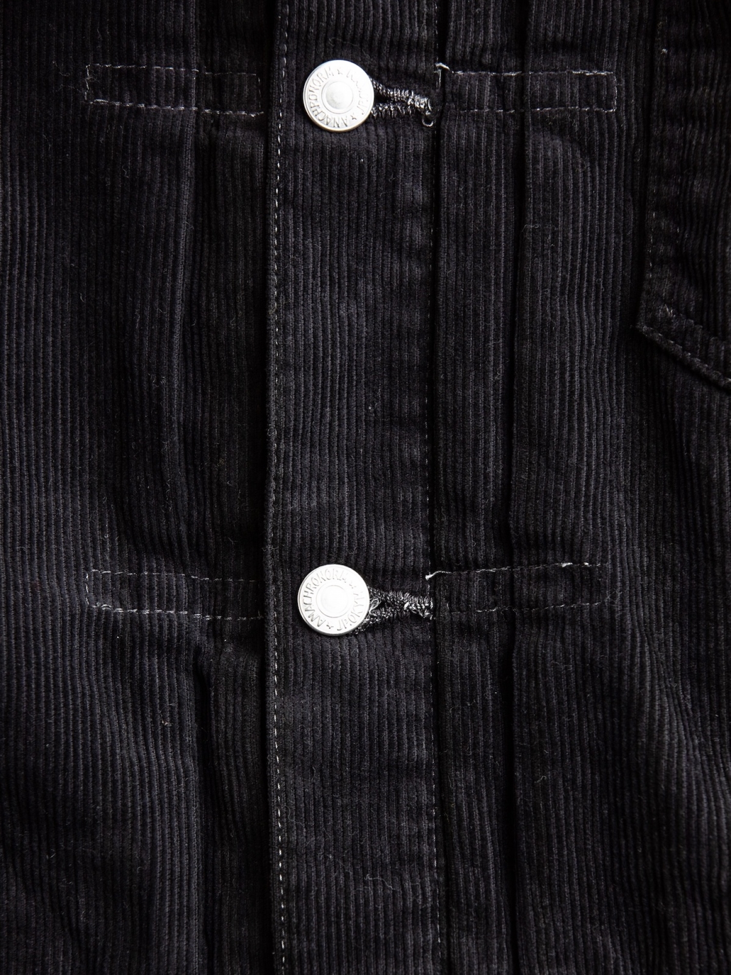 ANACHRONORM SULFUR DYED CORDUROY FRONT TUCK JACKET / Sulfur