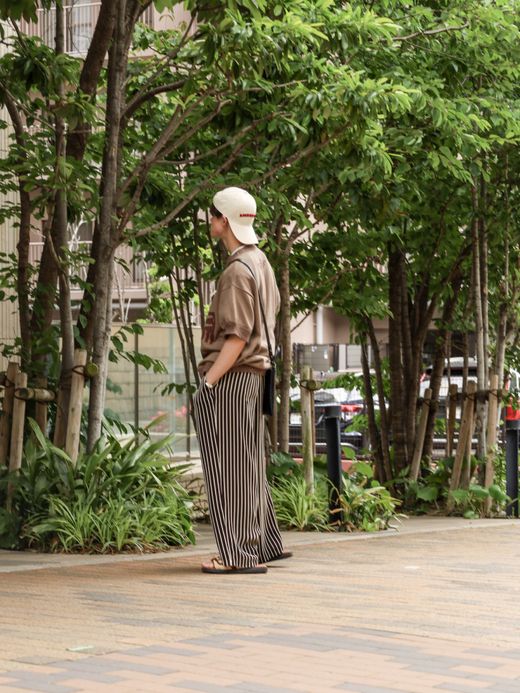 AMBERGLEAM ORIGINAL GATHER PANTS / 3colors