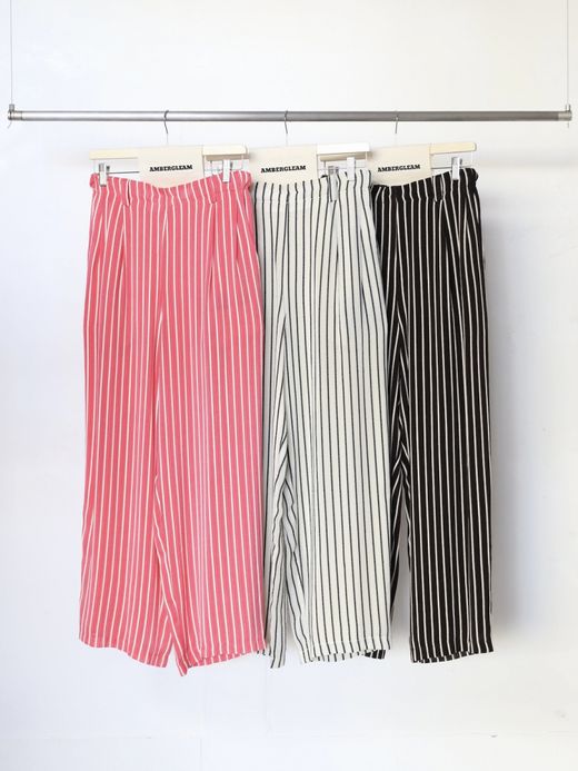AMBERGLEAM ORIGINAL GATHER PANTS / 3colors