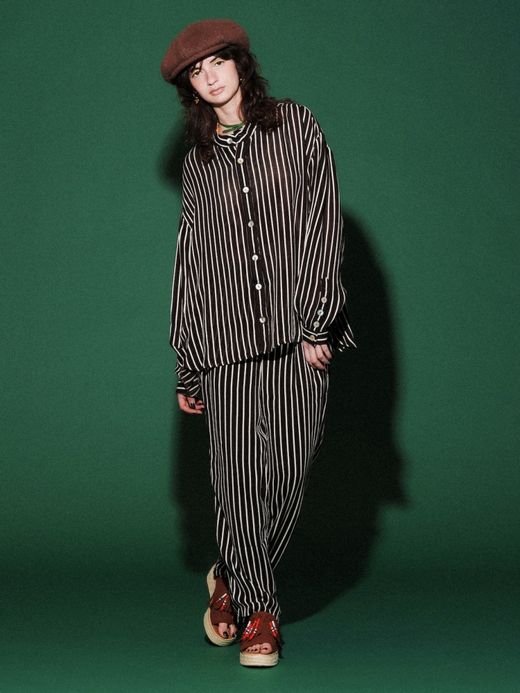 AMBERGLEAM ORIGINAL GATHER PANTS / 3colors