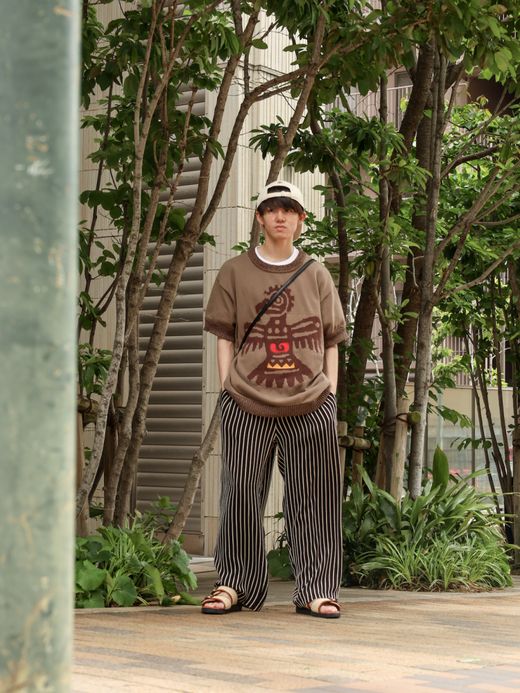 AMBERGLEAM ORIGINAL GATHER PANTS / 3colors