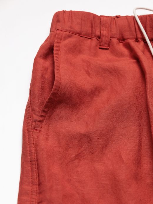 ANACHRONORM RAYON HEM TUCK EASY PANTS / Orange