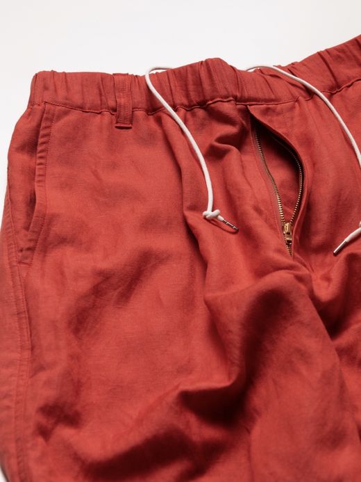 ANACHRONORM RAYON HEM TUCK EASY PANTS / Orange