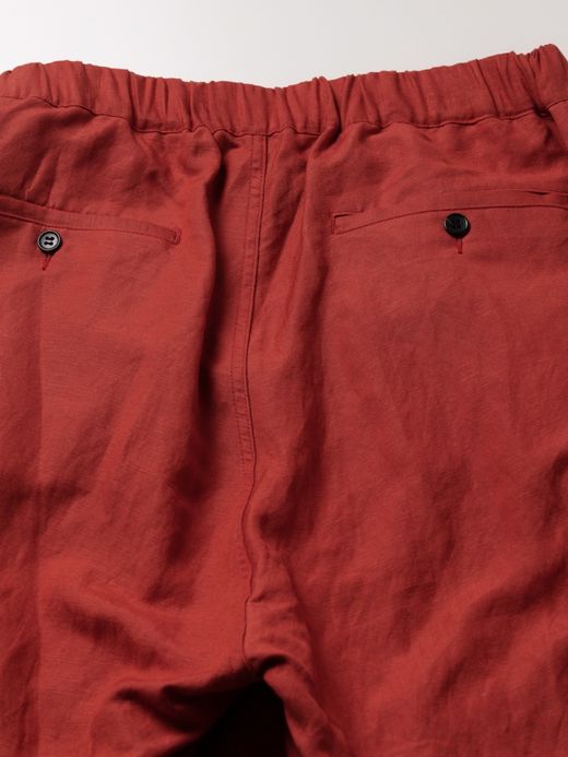 ANACHRONORM RAYON HEM TUCK EASY PANTS / Orange