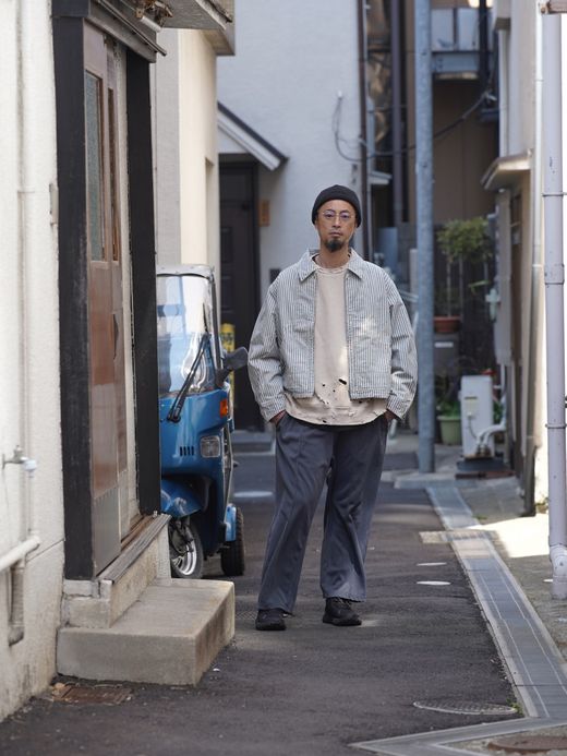 ANACHRONORM HICKORY WASHED DETROIT JACKET / Hickory