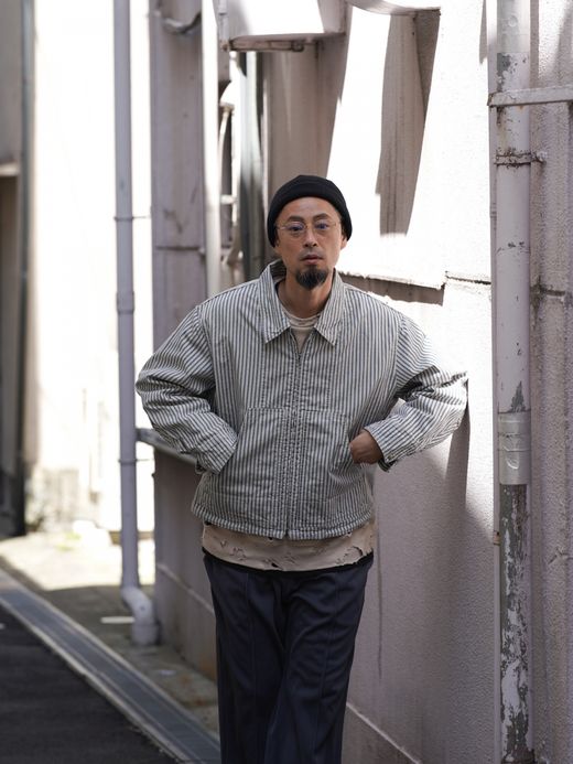 ANACHRONORM HICKORY WASHED DETROIT JACKET / Hickory