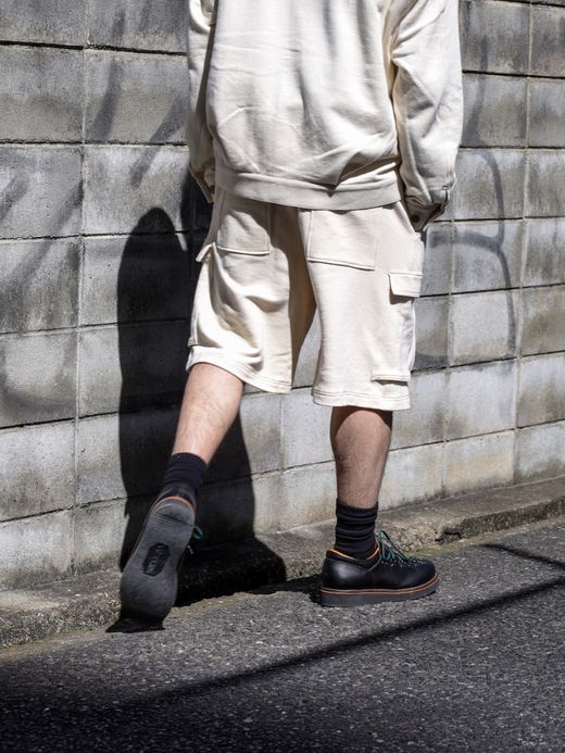 AMBERGLEAM SWEAT HALF PANTS / Vanilla