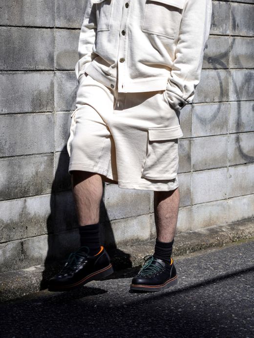 AMBERGLEAM SWEAT HALF PANTS / Vanilla