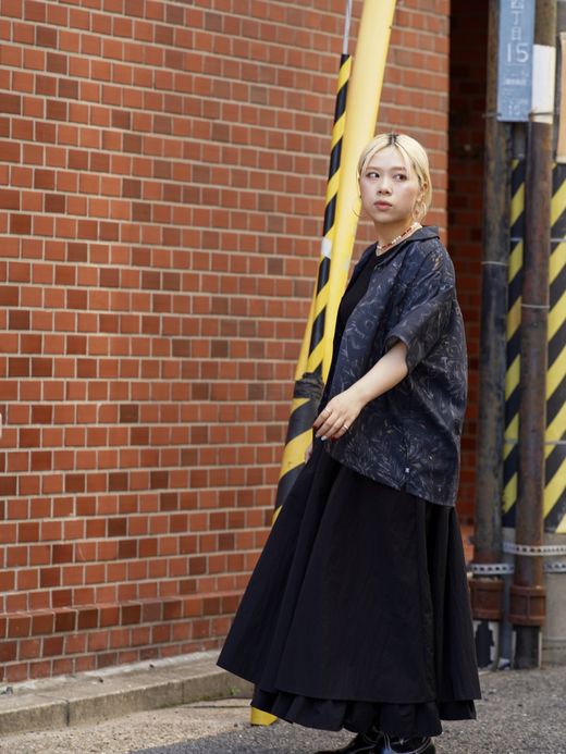 ROARK REVIVAL BLESS UP "NOCTURNAL" S/S WOVEN - COMFORT FIT / Black