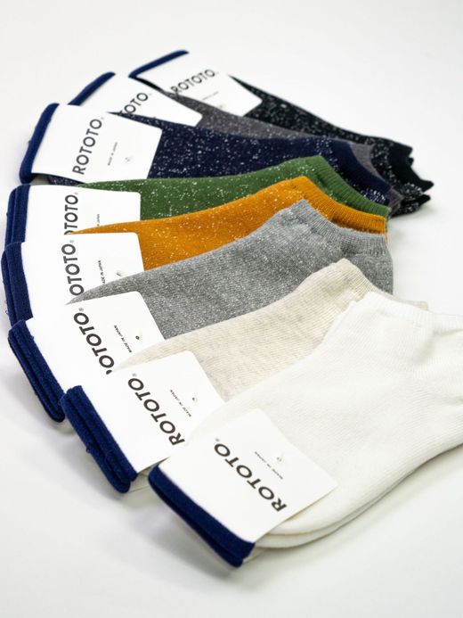 ROTOTO WASHI PILE SHORT SOCKS