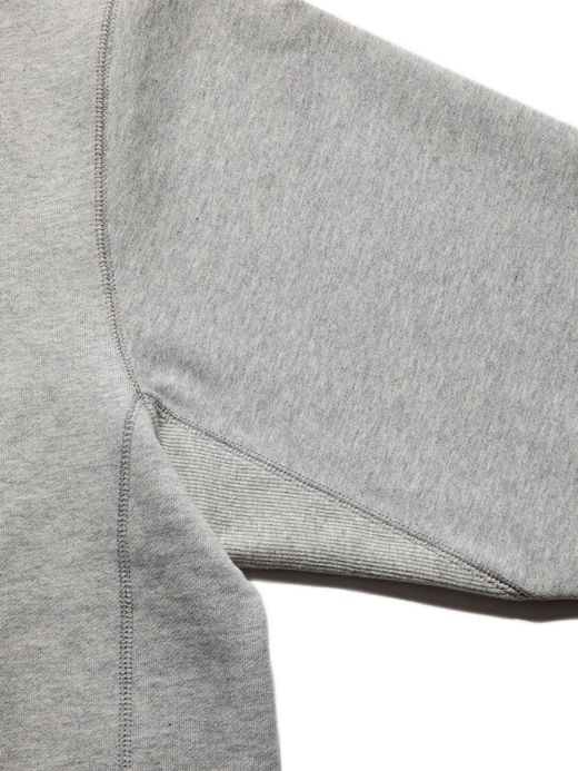 ROARK REVIVAL "TRIPLONGER" CREW SWEAT / Heather grey